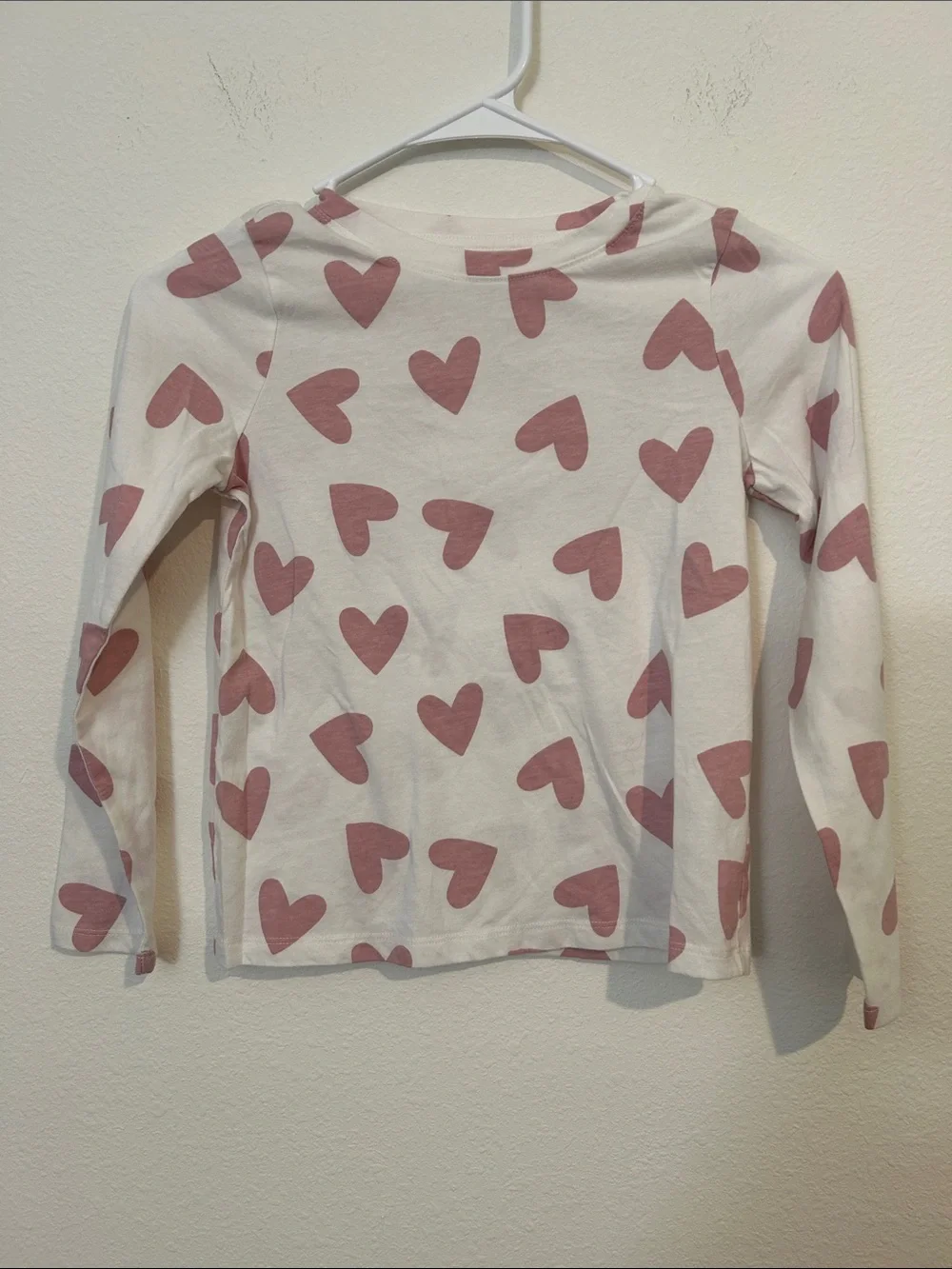 Light Blue Tie-Dye 'True Blue Friends' And Hearts Long Sleeve Kids Top Set
